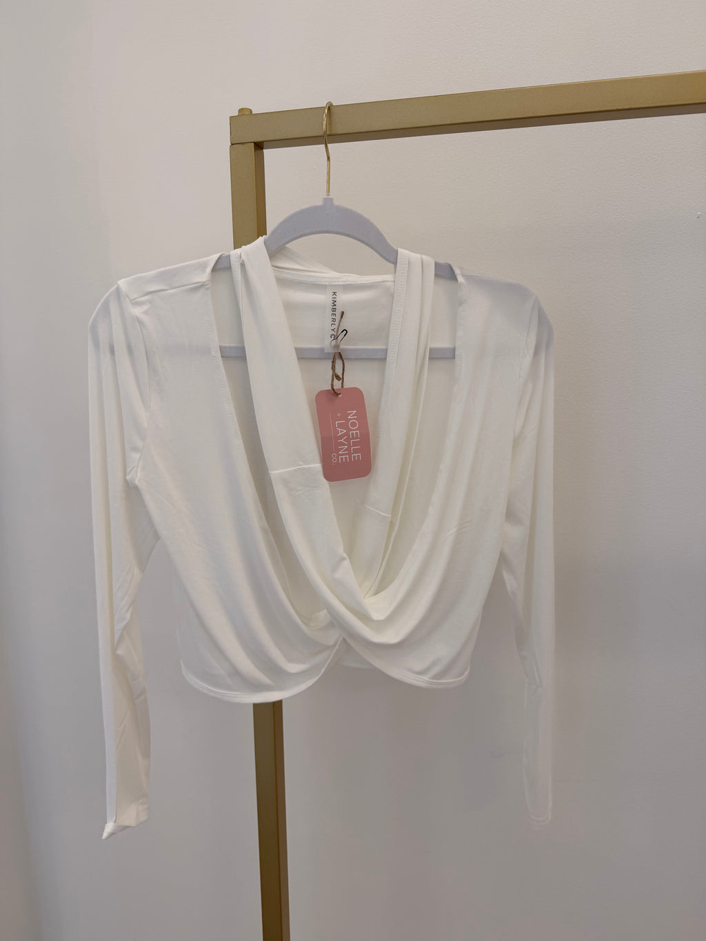 Long Sleeve Wrap Top