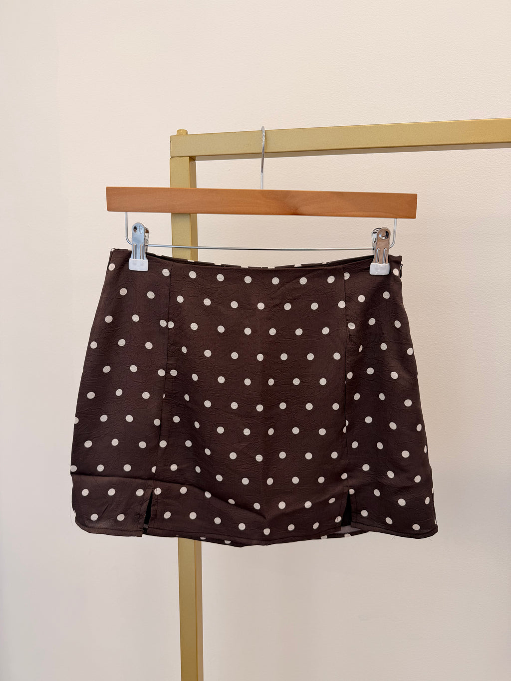 Polka Dot Mini Skirt