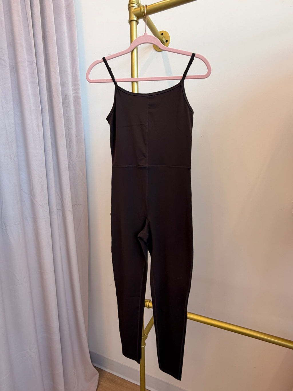 Brown Athletic Jumpsuit