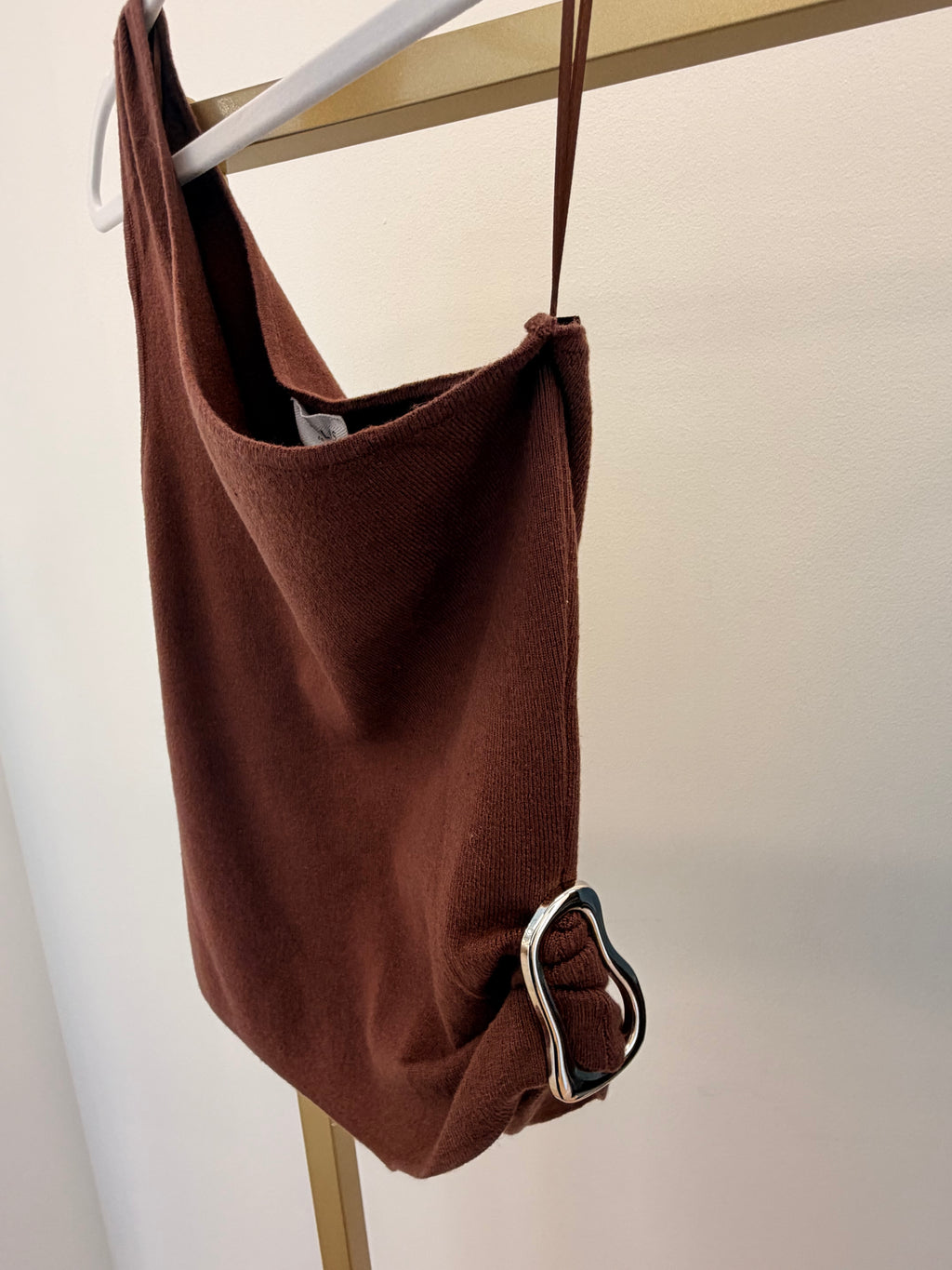 One Shoulder Buckle Top