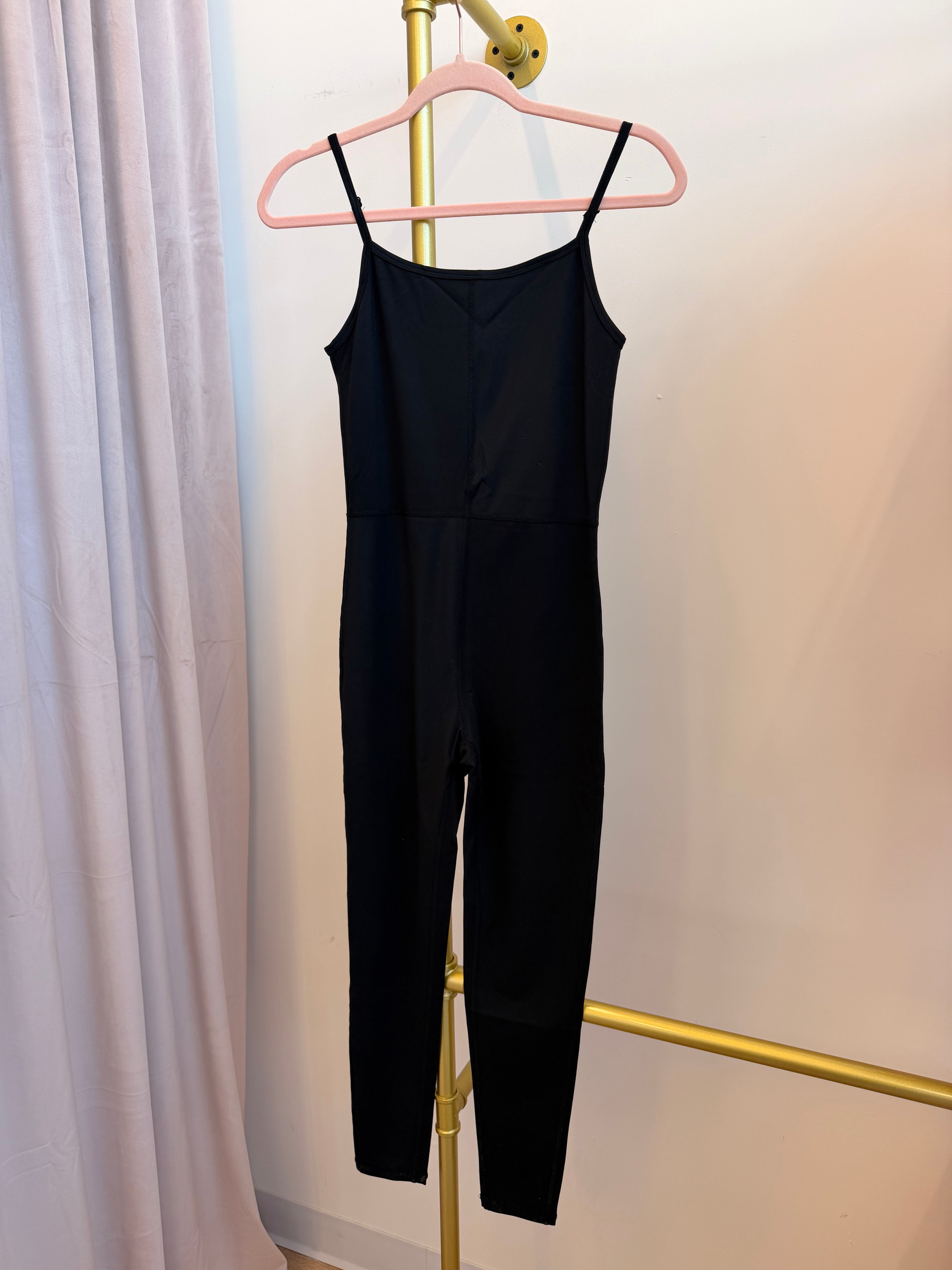 Black Athletic Jumpsuit