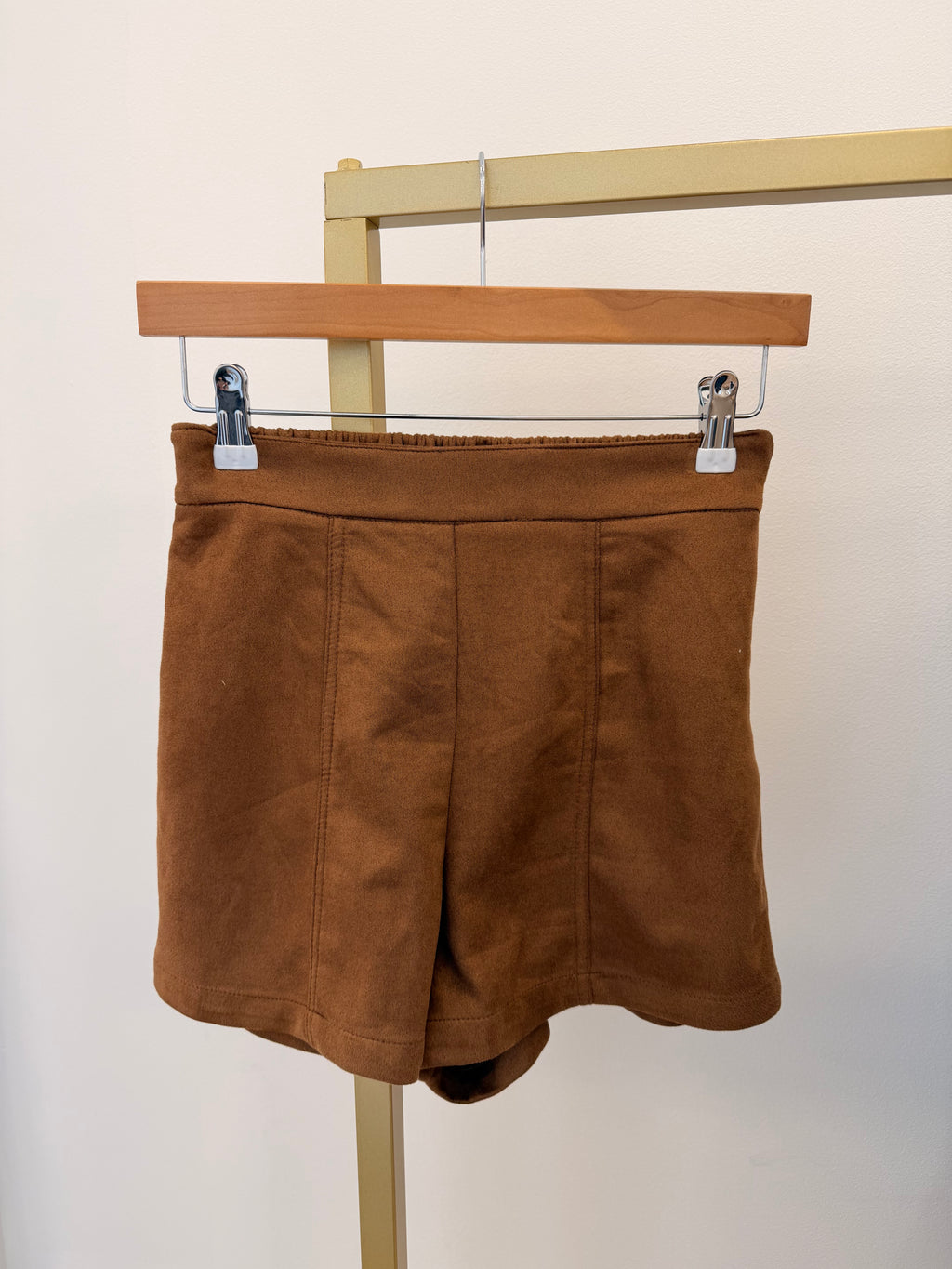 Faux Suede Shorts