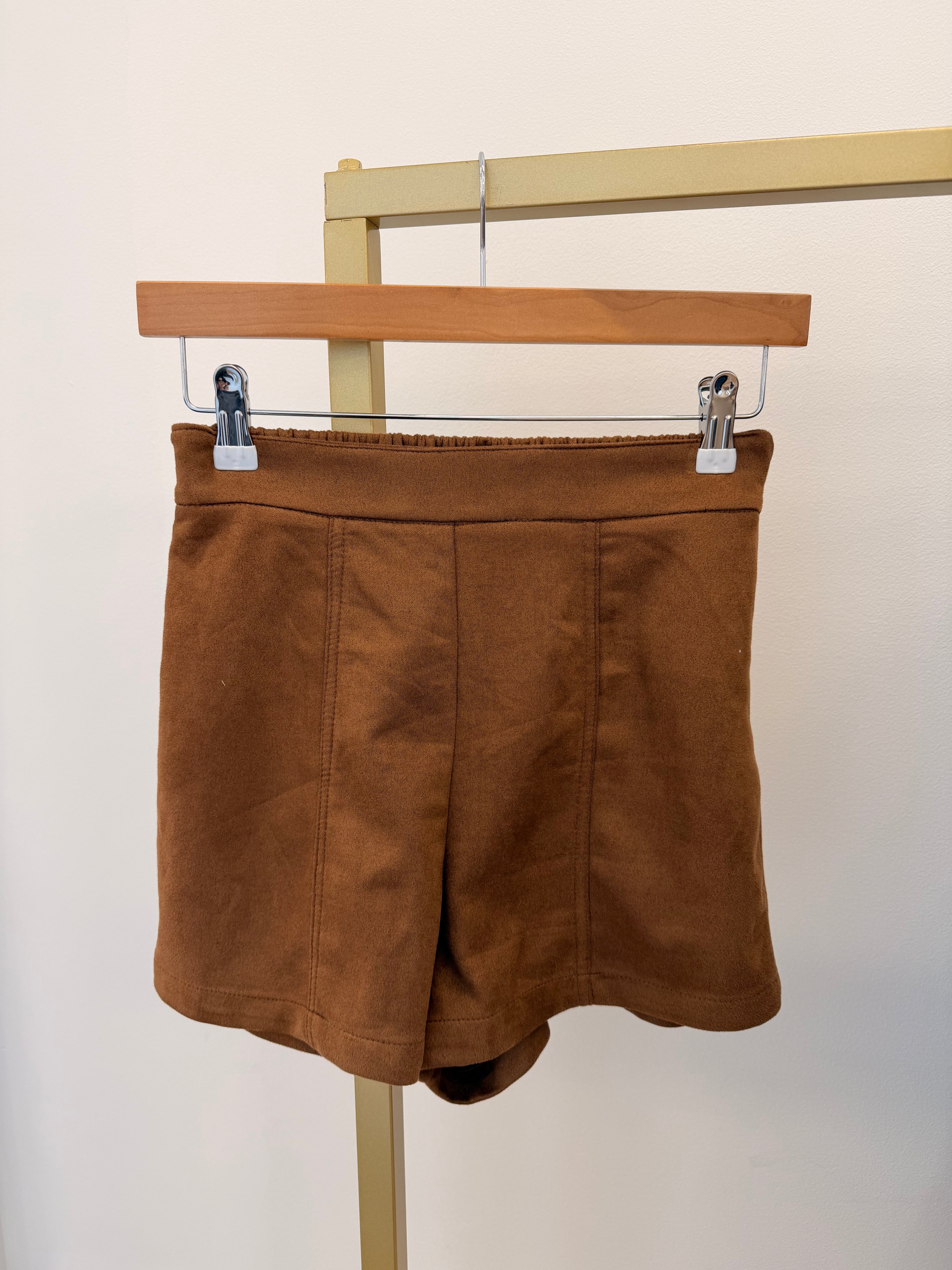 Faux Suede Shorts