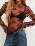 Long Sleeve All Over Lace Top